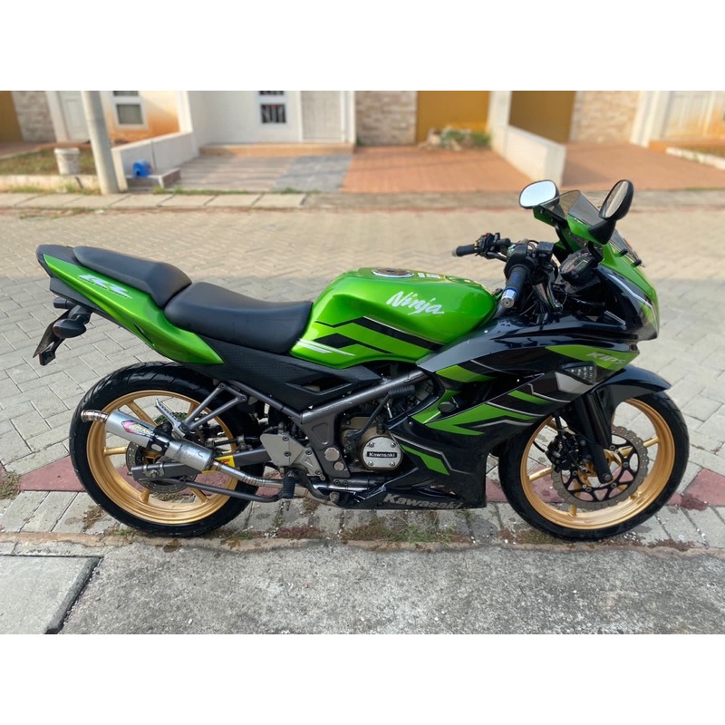 kawasaki ninja rr 2015 hijau istimewa