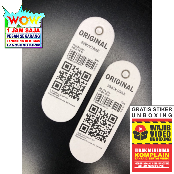 

BARCODE PRICE TAG HANGTAG SUPER PREMIUM CO 1X DI KIRIM 600PCS