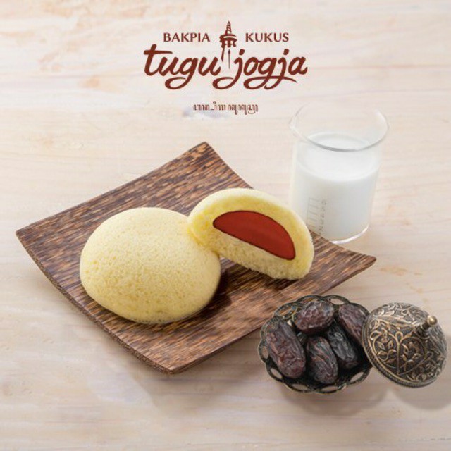 Ready Stok Bakpia Kukus Tugu Jogja Original Kurma Isi 5 pcs