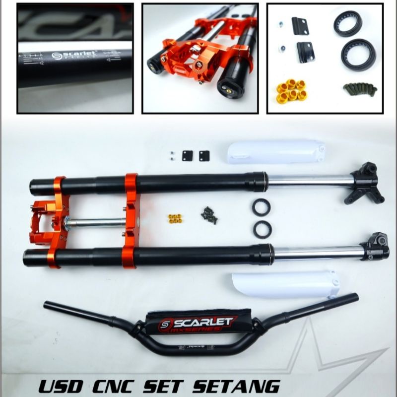 Shock USD SCARLET CNC PnP KLX150 / CRF150