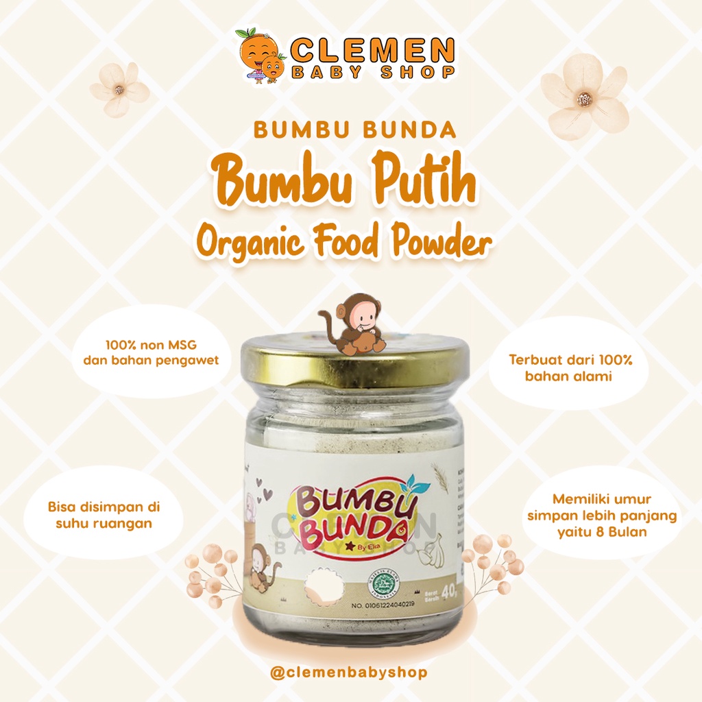 

Bumbu Bunda Bumbu Putih ( Sehat NON MSG )
