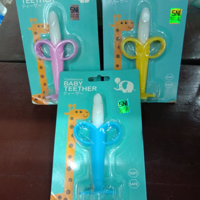 Teether Mainan gigitan bayi bentuk buah BPA Free