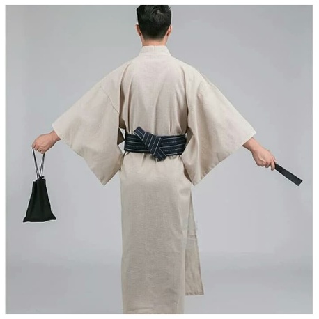 BAJU JEPANG YUKATA POLOS PRIA KIMONO MATSURI