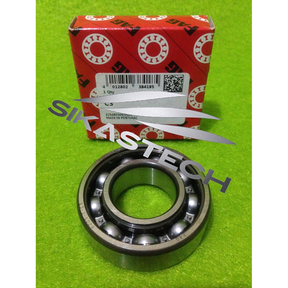 DEEP GROOVE BALL BEARING / BANTALAN LAHER KRUK AS KIRI KAWASAKI NINJA R RR SS 6205-C3 25x52x15  FAG