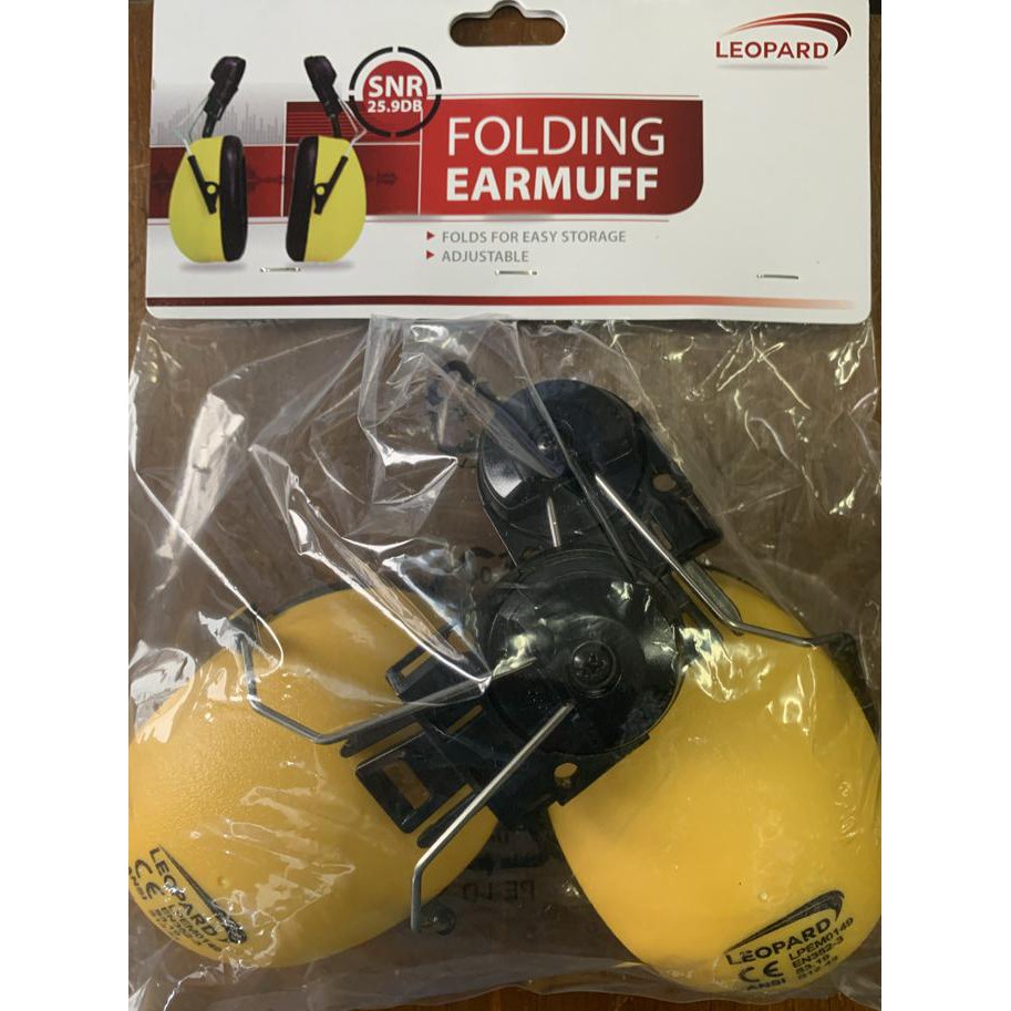 Earmuff Safety Leopard LPEM 0149 Folding Earmuff Leopard