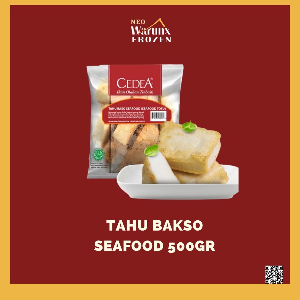 

Cedea Seafood Tofu 500 Gram [HALAL]