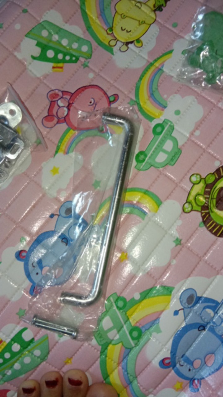 Handle Tarikan Laci Lemari Minimalis Chrome Hitam 318