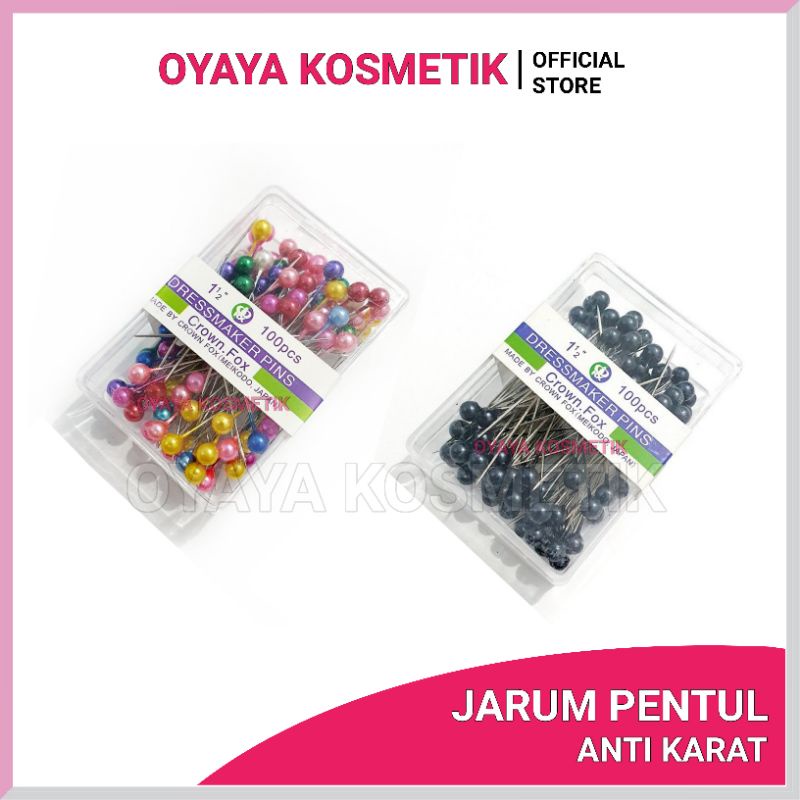 Jarum Pentul Mika Mika Jarum Pentul Besar Anti Karat Pin Hijab Jilbab Premium Stailens Steel Pins Dressmarker Bulat Berkualitas OYAYA KOSMETIK PEKANBARU grosir ecer