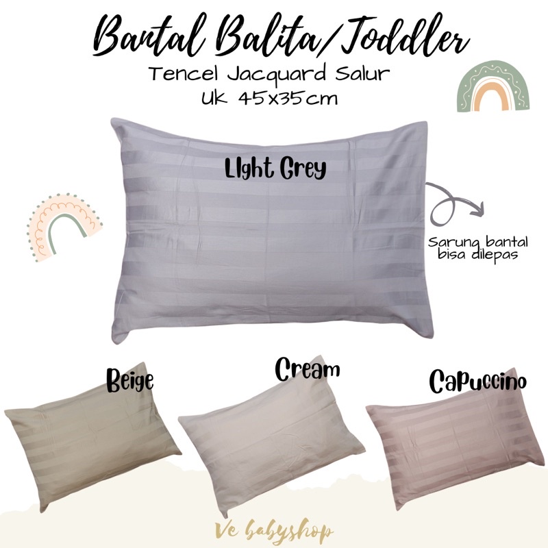 Bantal Anak Balita Toddler Guling Anak Balita Junior Tencl’s Jacquard