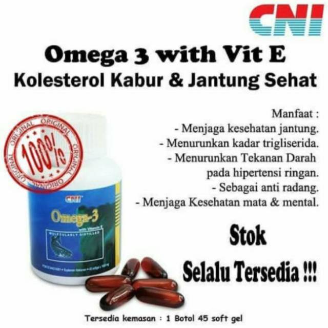 Omega 3 Cni Minyak Ikan Terbaik Indonesia