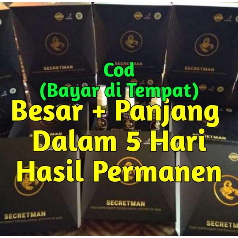 OBAT KUAT SEX PRIA TAHAN LAMA | SECRETMAN | ORIGINAL