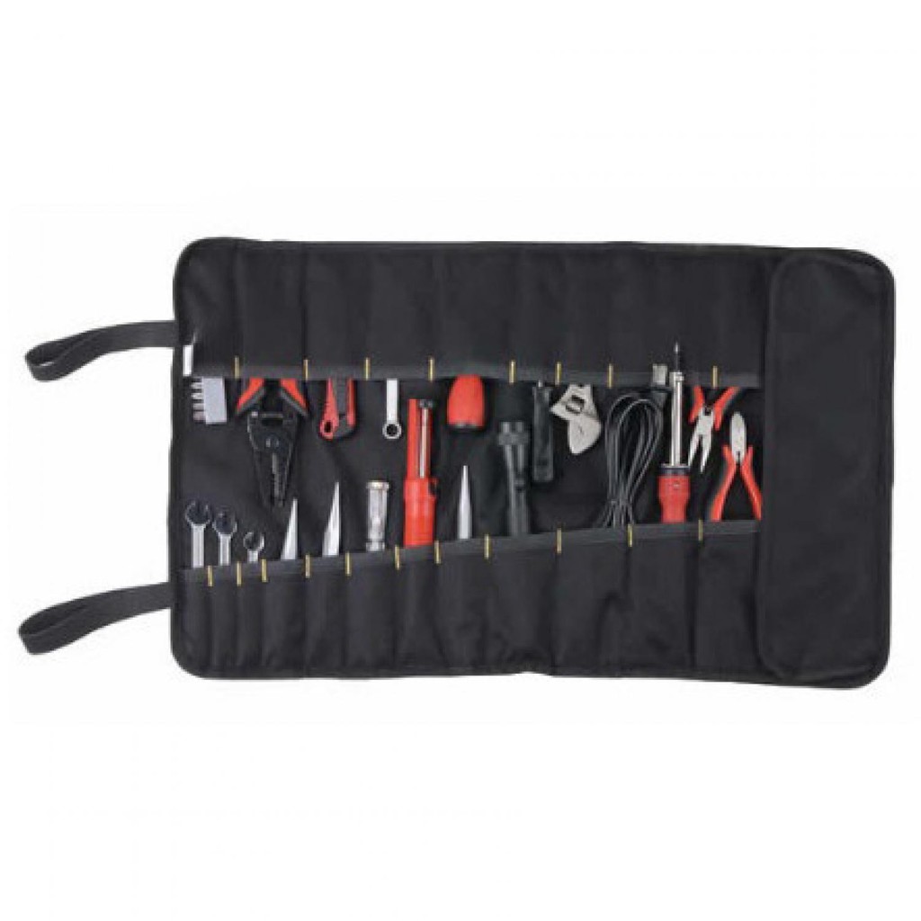

Customized Leather Craft 32 Socket Tool Roll Bag Tas Perlengkapan VMW1