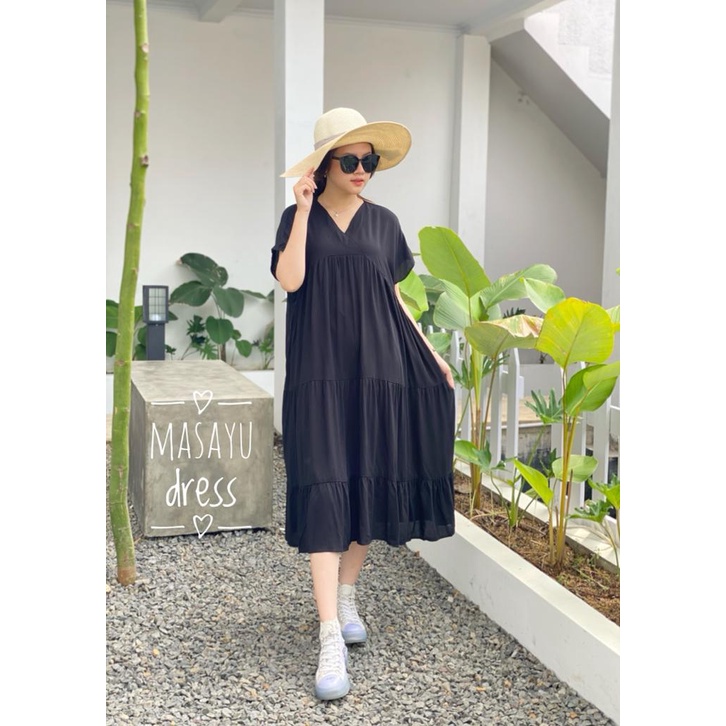 MASAYU HOME DRESS / DASTER POLOS JUMBO / DRESS MIDI WANITA VIRAL / HOMEI DRESS / DASTER RAYON PREMIU