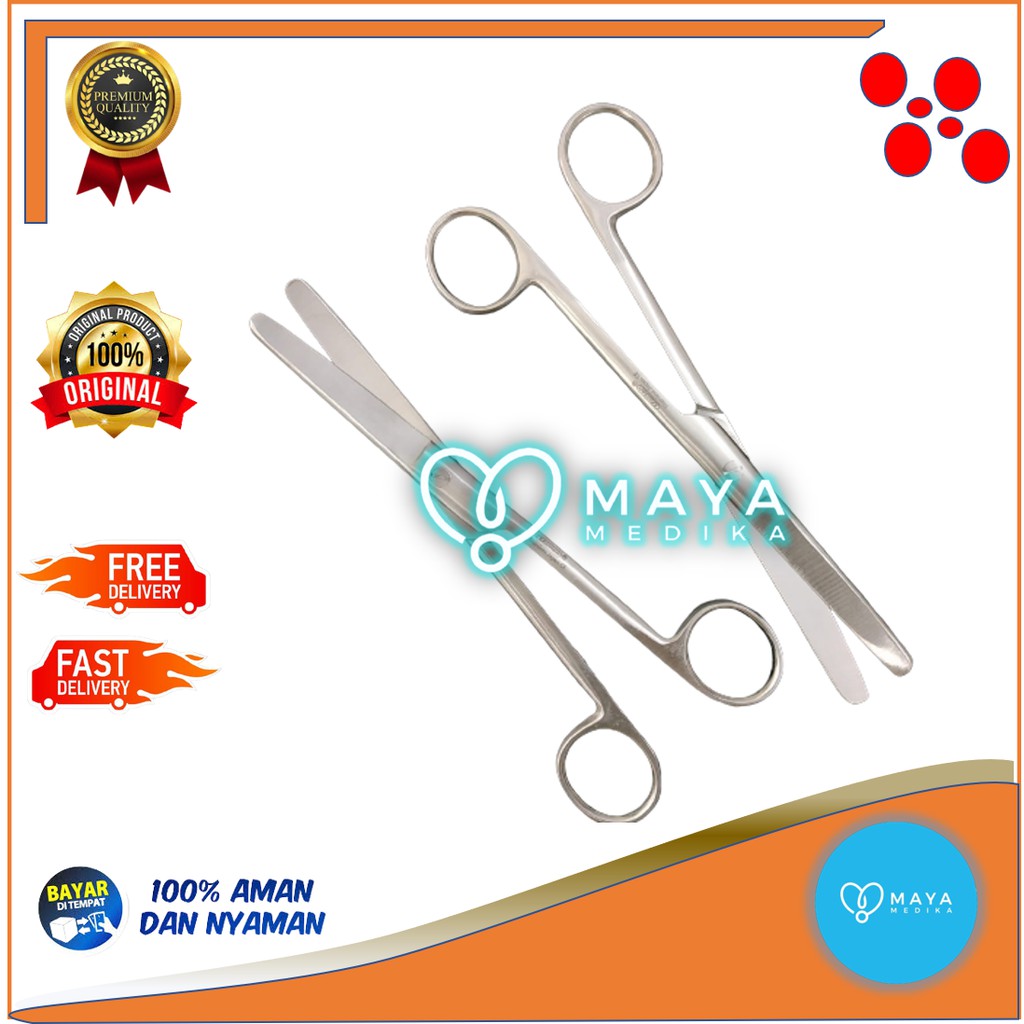 

Gunting Bengkok Tumpul -Tumpul MS 18 cm