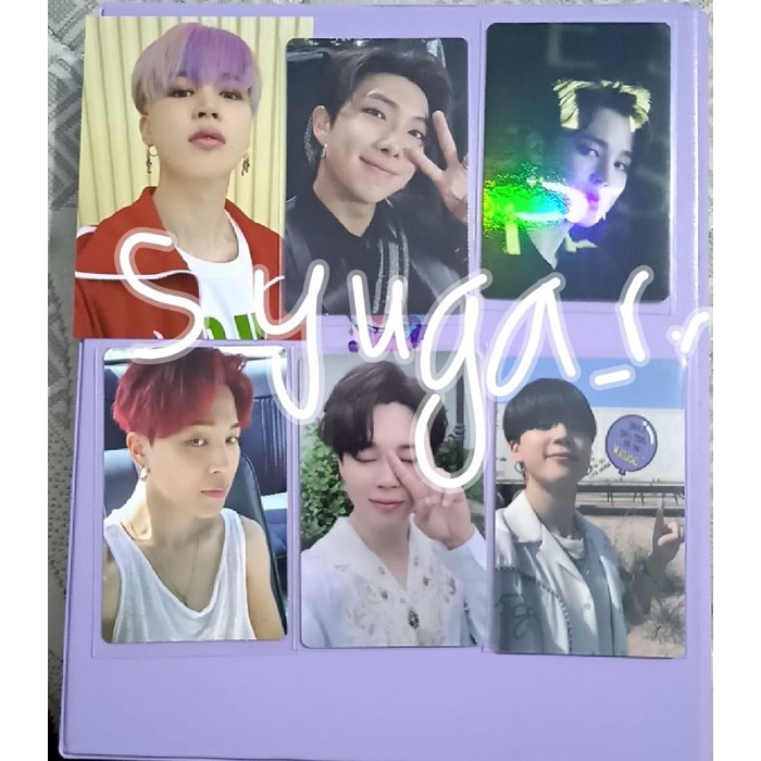 PHOTOCARD OFFICIAL BTS NAMJOON JIMIN