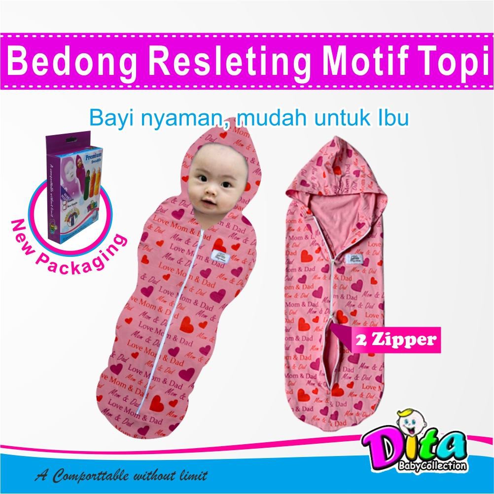 Bedong instan topi/bedong dita/bedong instan baby / bedong murah / grosir bedong instan/ bedong baby