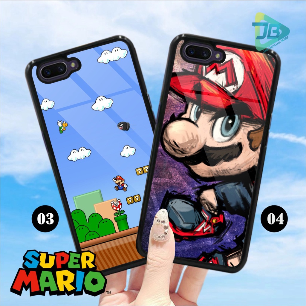 HARDCASE 2D GLOSSY SUPER MARIO OPPO VIVO XIAOMI SAMSUNG REALME IPHONE ALL TYPE JB4701