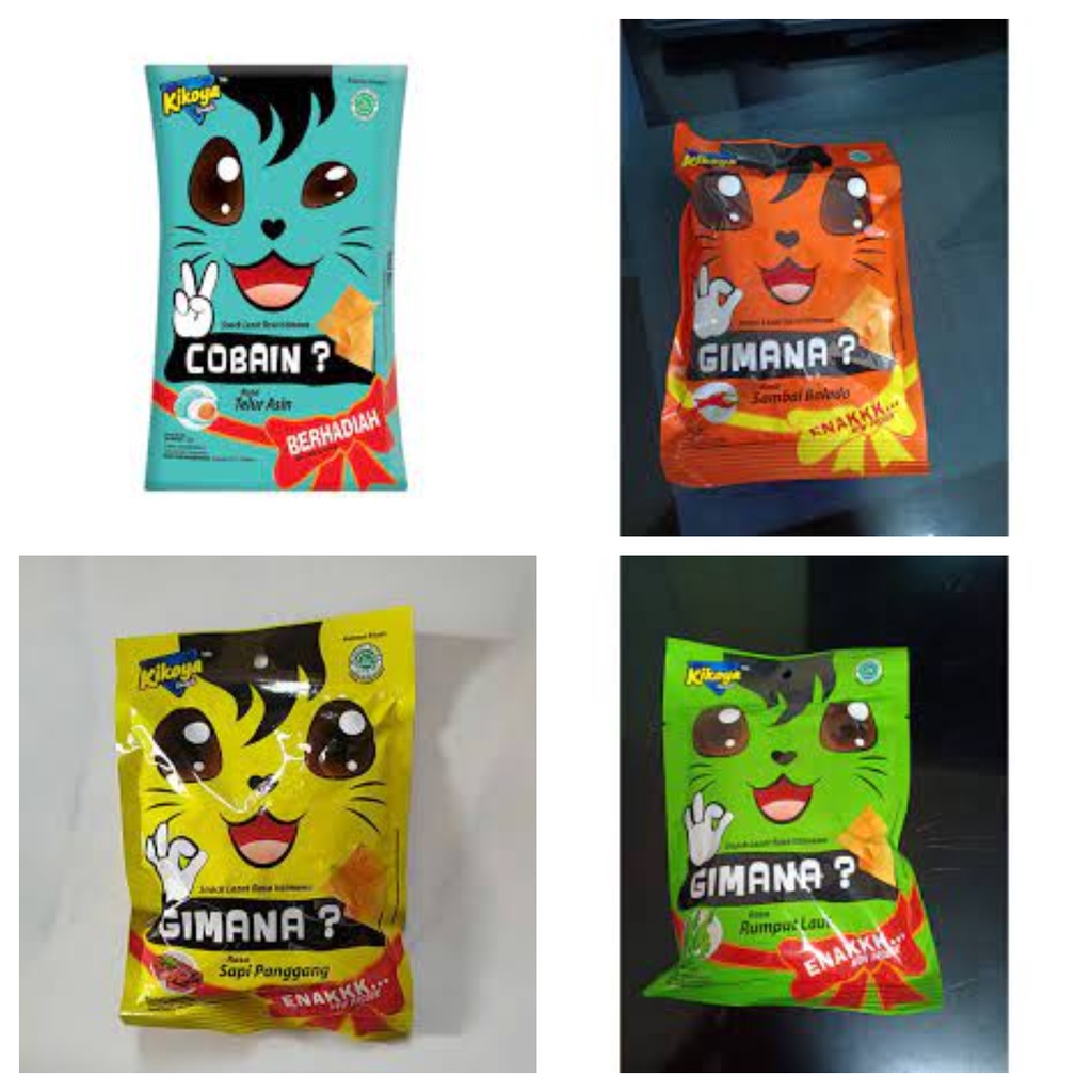 Kikoya snack aneka rasa cemilan murah dan enak (1 pack 10 pcs)