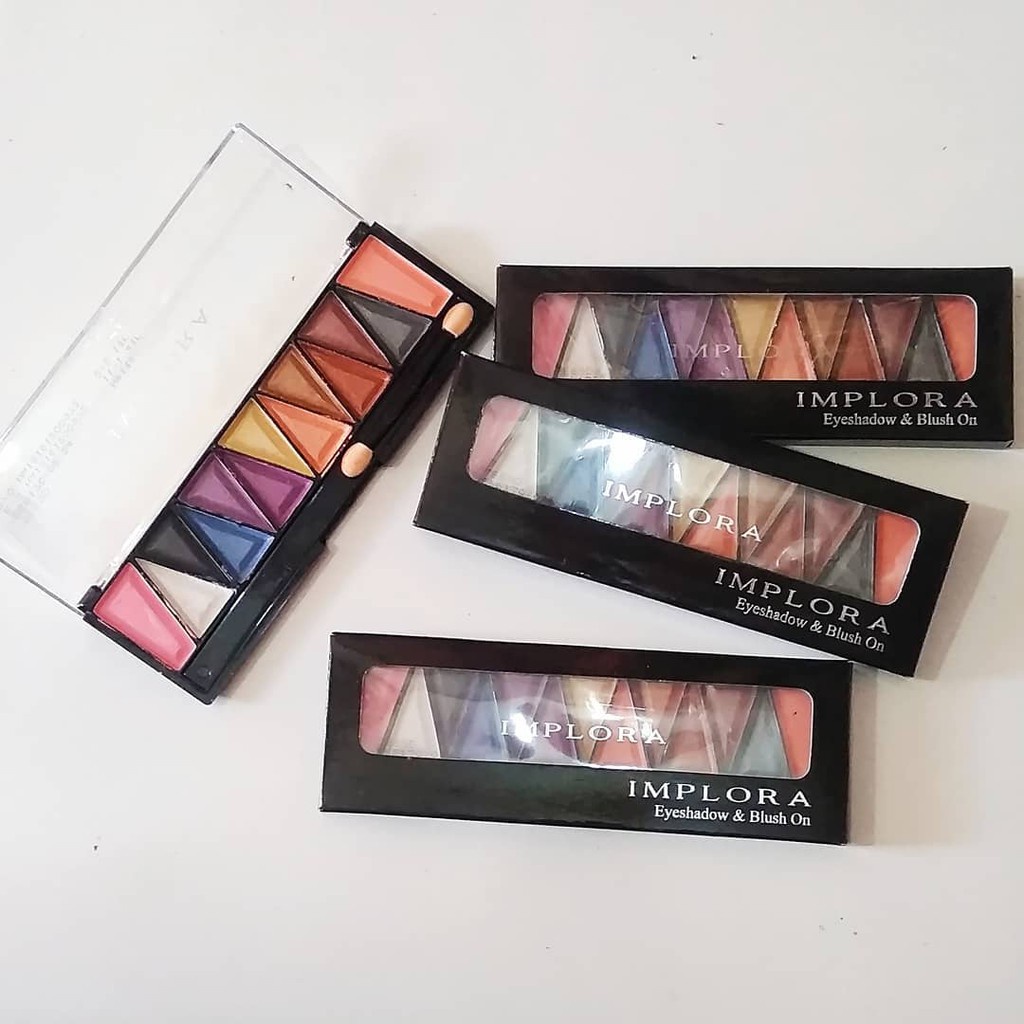 Implora Eyeshadow Palette Rumah Cantik 354 Eyeshadow Mata dengan Warna yang Indah dan Cantik Saat Diaplikasikan