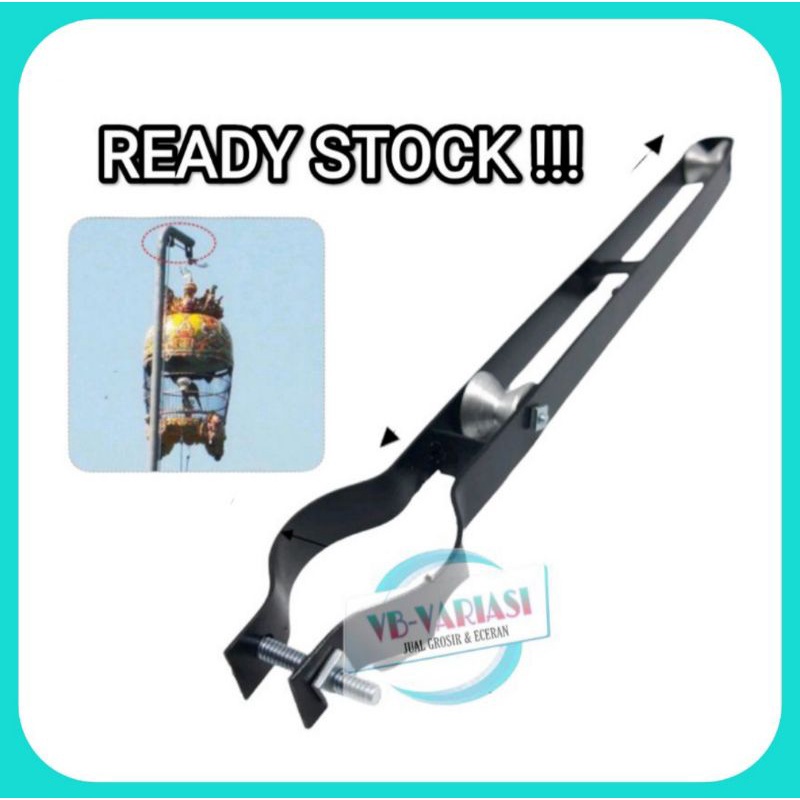 katrol kerekan besi sangkar kandang burung perkutut / Katrol Gantangan Tiang Bendera