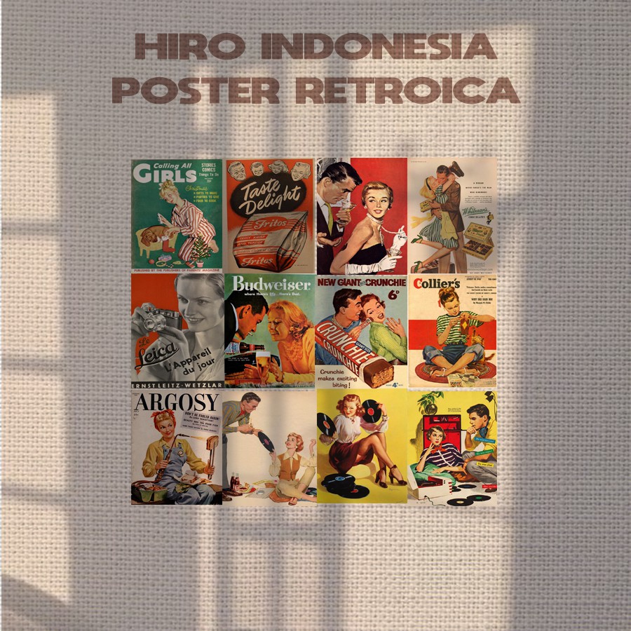 [BACA: POSTER ISI 12PCS UKURAN A5] Poster Anime One Piece Buronan Bounty Mugiwara Crew Terbaru & Kapal Thousand Sunny Go-12PCS | Retro