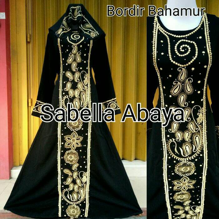 GAMIS ABAYA Abaya Arab Gamis Sabella Abaya Bordir Bahamur HOT PROMO