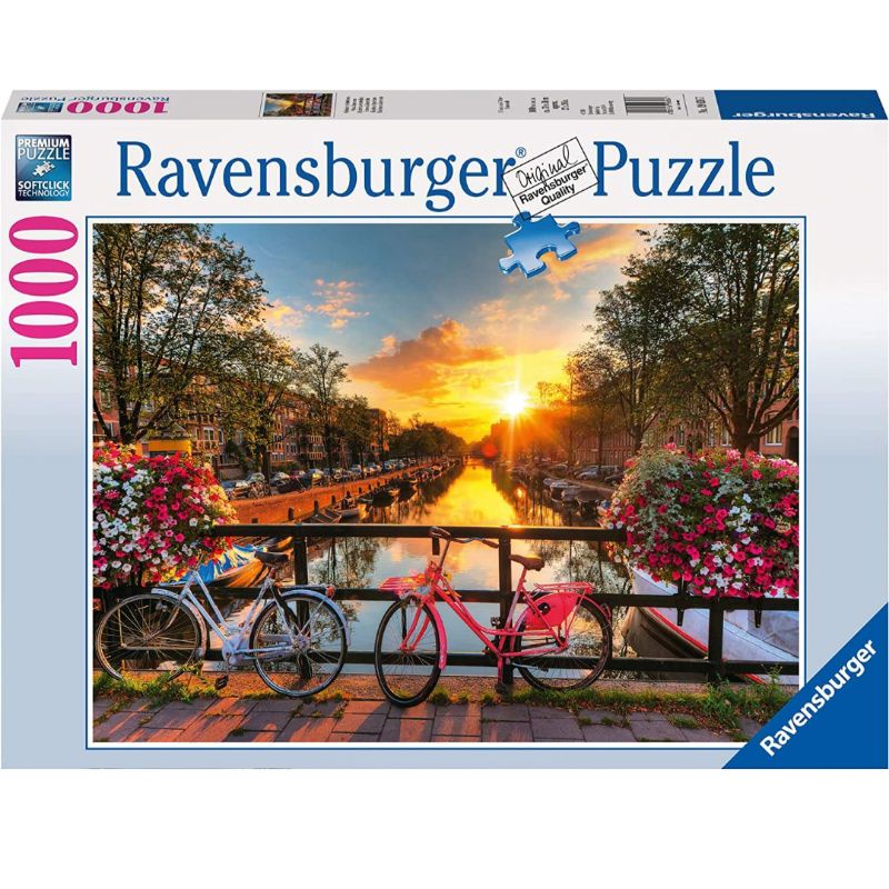 Ravensburger Bike In Amsterdam Jigsaw Puzzle 1000 Pcs
