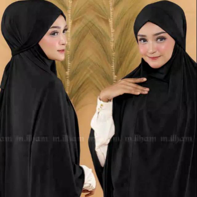 Hijab cadar TALI BAHAN JERSEY BIASA