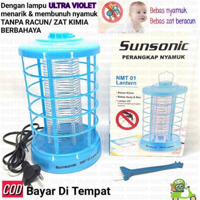 Lentera Setruman Nyamuk Sinar Ultra Violet Sunsonic NMT 01 Lantern UV Light