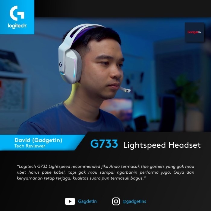 Logitech G733 LIGHTSPEED Wireless 7.1 Gaming Headset