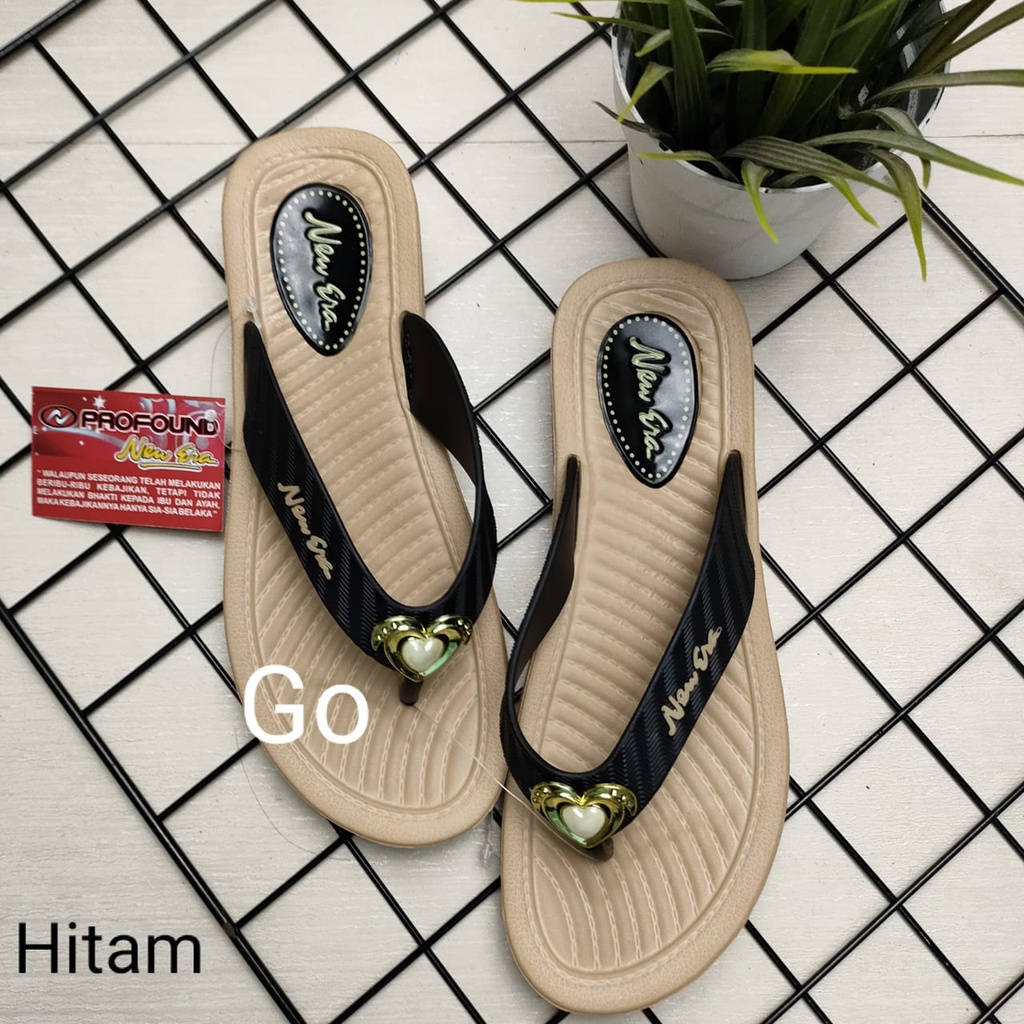 BB  NEW ERA LB E15082 Sandal Jepit Wanita