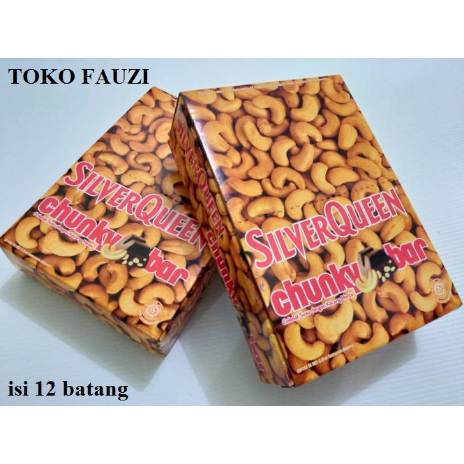 

COKELAT- COKLAT SILVERQUEEN CHUNKYBAR 36GR / MURAH -COKELAT.