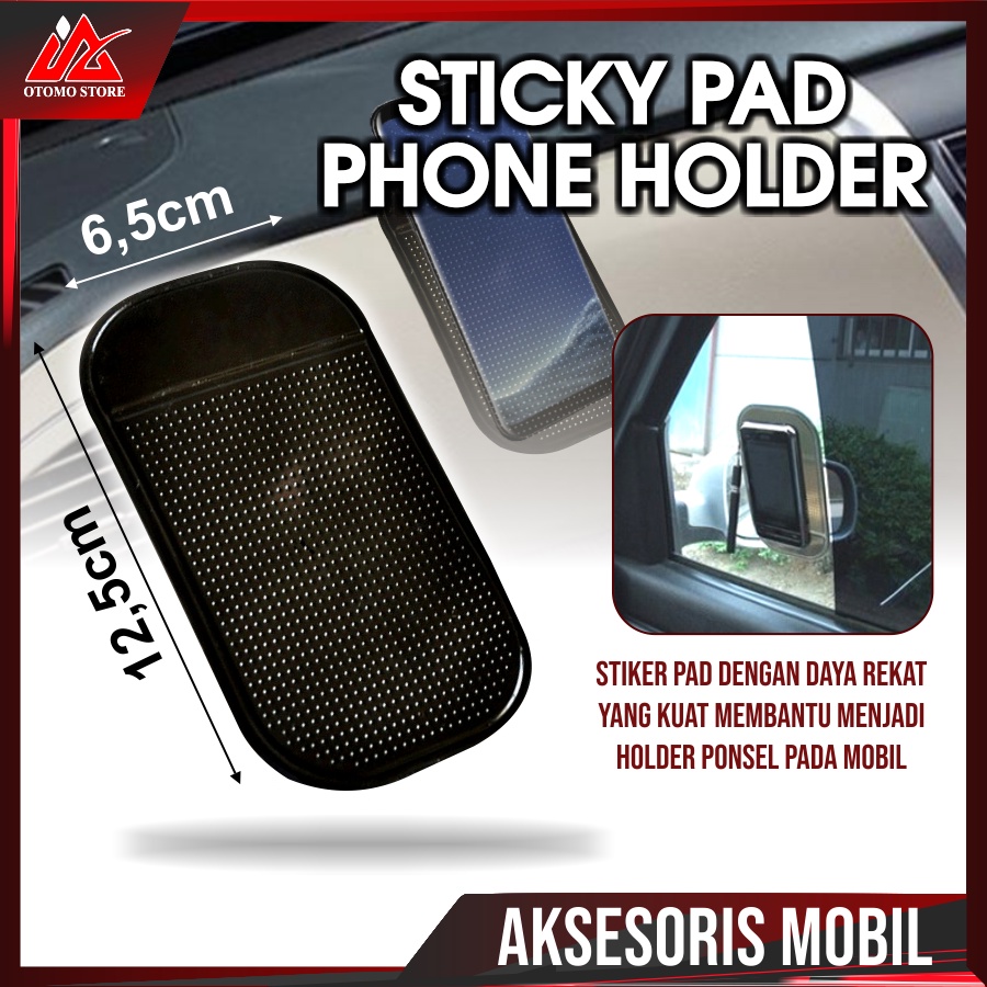 PHONE CAR Anti Slip Mat Spider Sticky Pad Karpet Karet Hp dan Barang di Dashboard Mobil Nempel Kuat