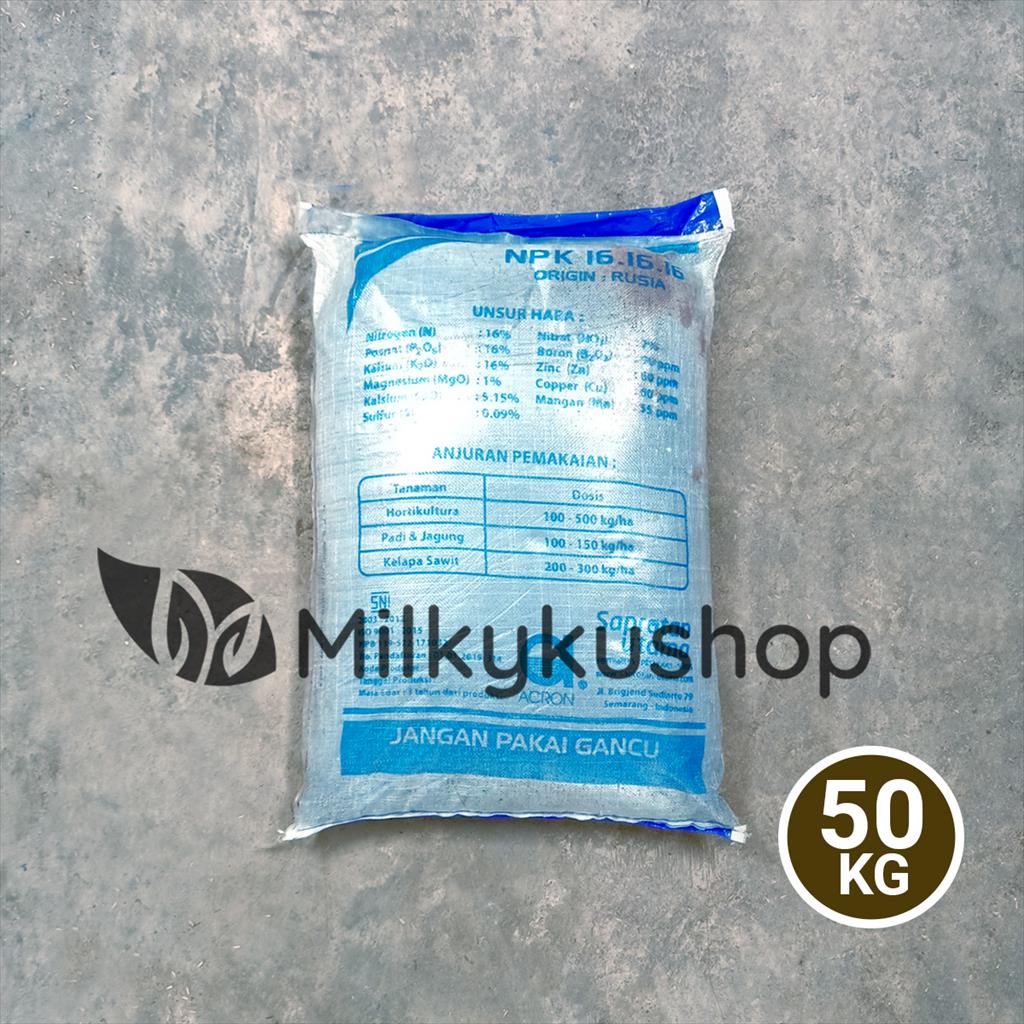 PUPUK PAK TANI NPK 16 16 16 BIRU ISI 50 KG KP VIA GOSEND GRAB