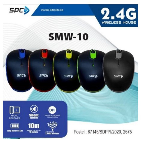 Mouse Wireless SPC SMW10 - SPC SMW 10 Wireless Mouse FREE BATRE