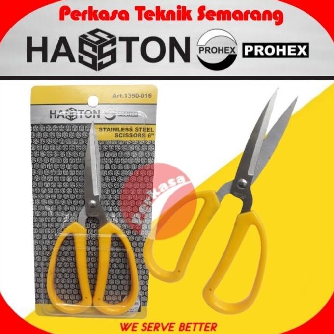 

------] HASSTON PROHEX 1350-016 Gunting Kain Serbaguna 6" Stainless Steel