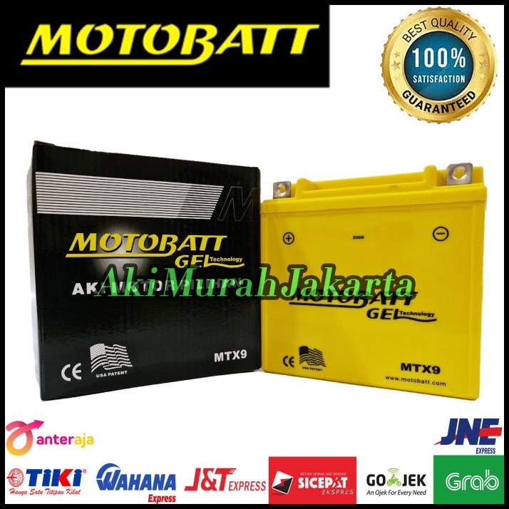 Aki Motor Motobatt Mtx9 Aki Gel / Aki Kering
