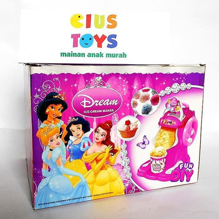 Item - mainan Mesin Pembuat Es Krim PRINCESS ICE CREAM MAKER - [DNY]