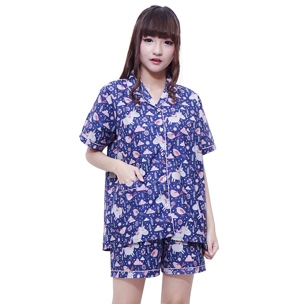 Baju Tidur Motif Unicorn Piyama CPDK