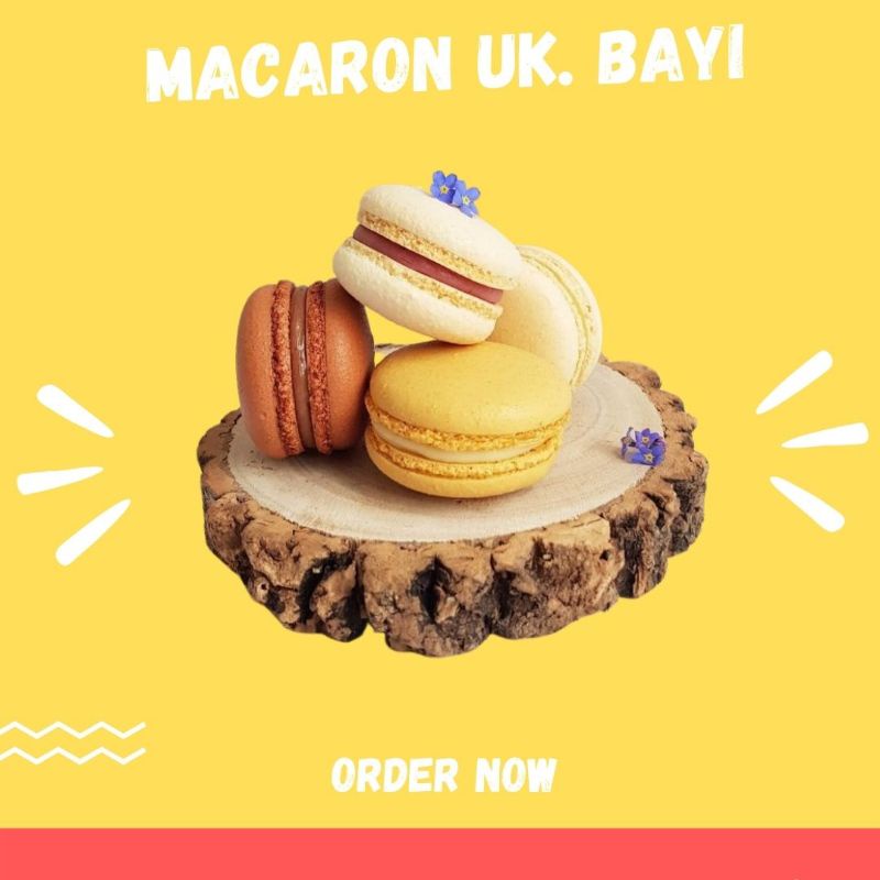 

Baby Macaron bayi isi 1 bisa langsung dikirim via gosend grab nikis macaroon