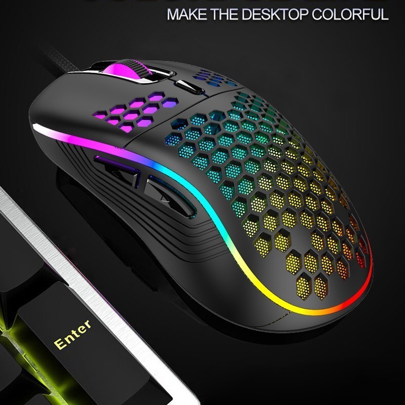 MOUSE GAMING BATTLE X-ONE HONEYCOM GM-102 RGB 4D 1600 DPI