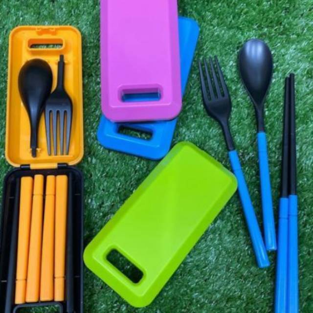 Foldable Portable Tableware Set / Sendok Makan Set