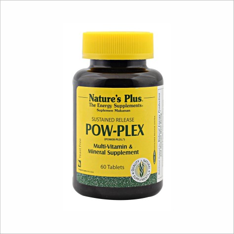 NATURE'S PLUS POW -PLEX ISI 60 TABLET MULTIVITAMIN MINERAL