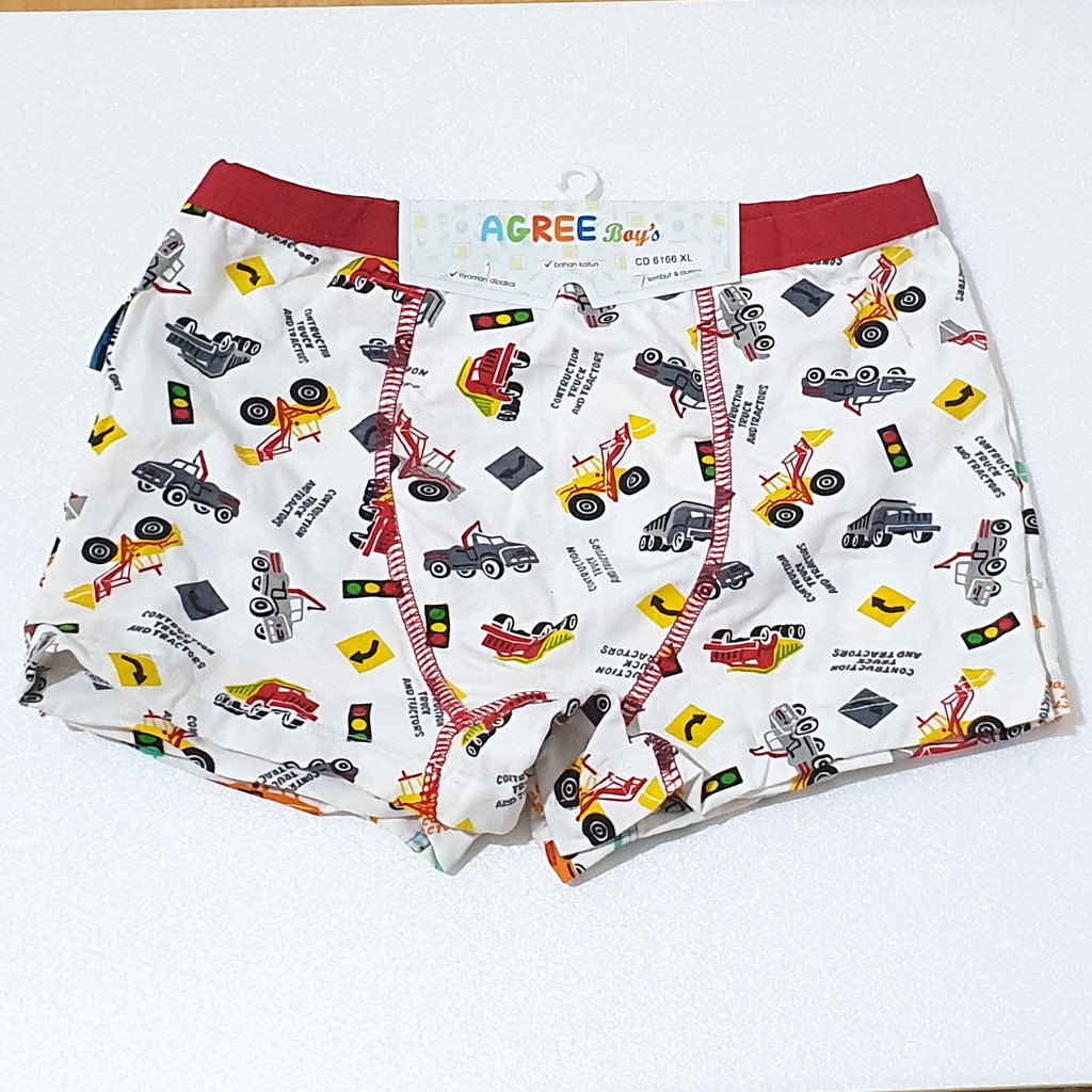 Celana Dalam / Underwear Boxer Anak Agree 6166 (Isi 2 Pieces)