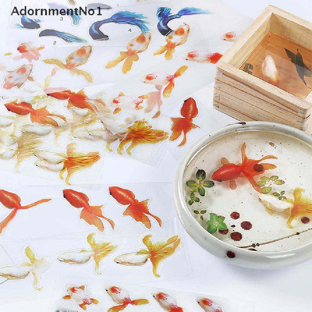 (AdornmentNo1) Cetakan Resin Epoksi UV Bentuk Ikan Mas 3D