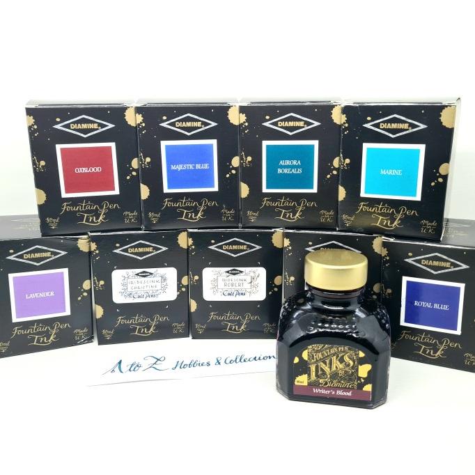 

[COD] Diamine 80ml Fountain Pen Ink Bottle Refill Tinta Pena Parker Lamy TERMURAH Kode 79