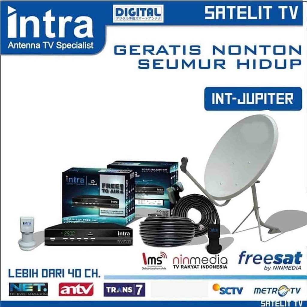 Harga Parabola TV Bebas Bayar Bulanan