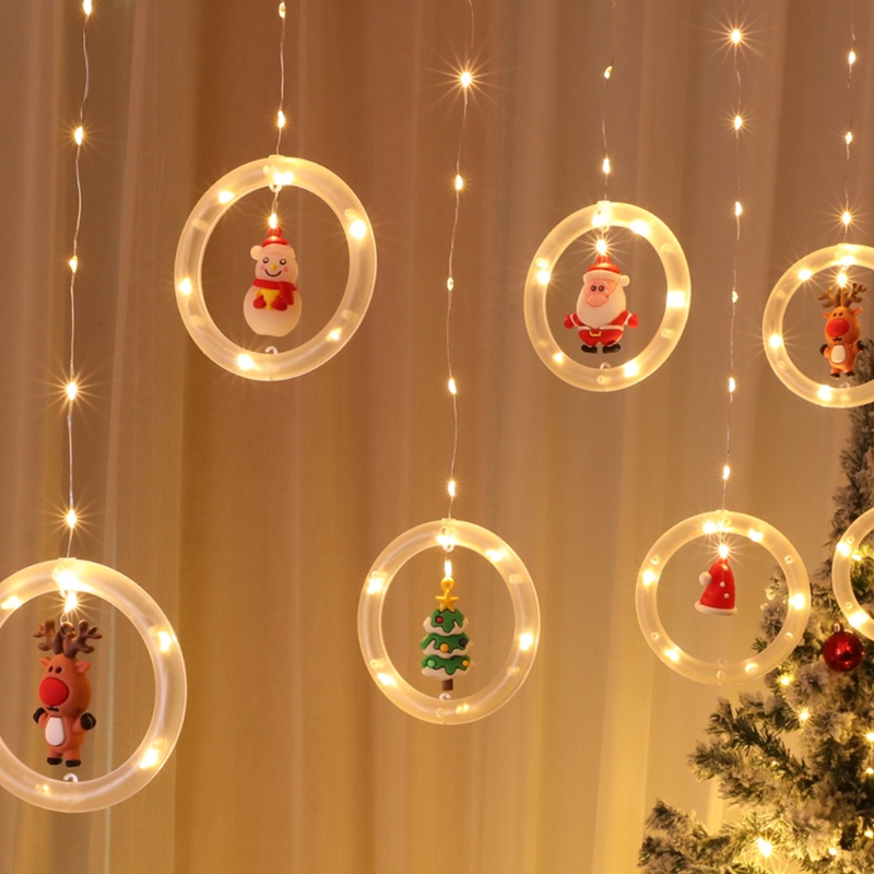 Zzz Lampu Tumblr LED Bentuk Santa Claus / Snowman / Rusa 3D Untuk Dekorasi Natal