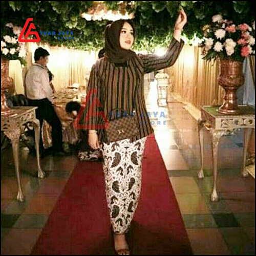 Setelan Baju kebaya Dewasa | baju adat jawa | kebaya wanita | kebaya lurik | kebaya kutubaru