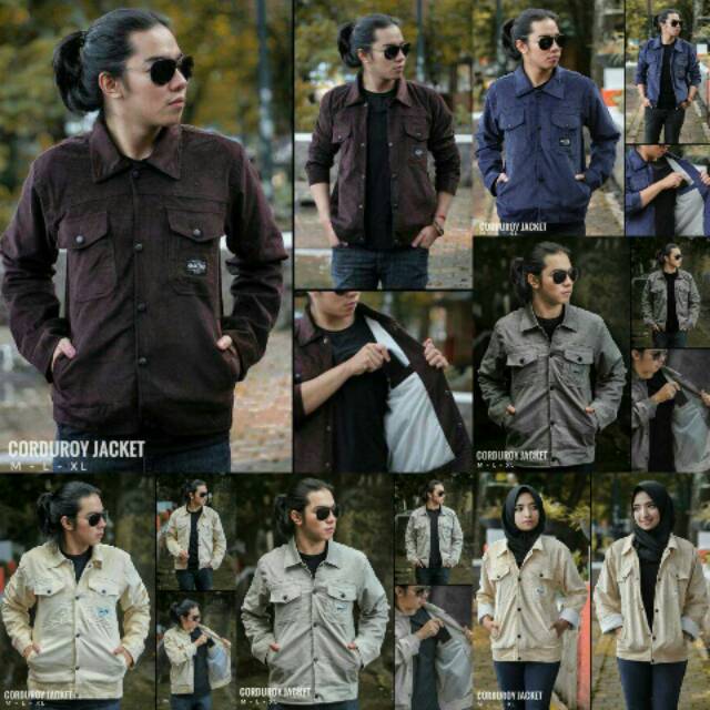 JAKET KEMEJA PRIA SEMI PARKA CDR AMZ